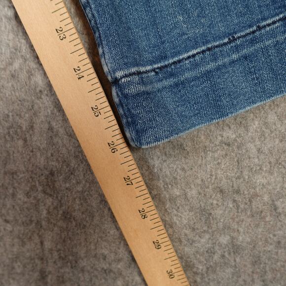 Anthropologie Maeve Jeans 23 Colette Cropped Wide Leg High Rise Denim - Picture 3 of 10